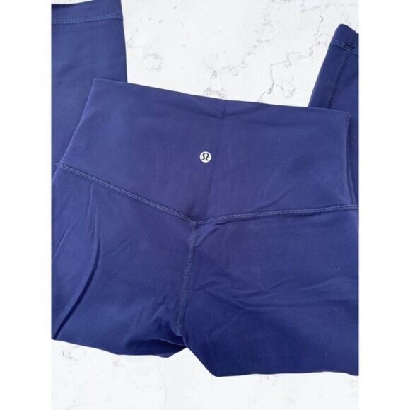 Lululemon Align Crop Leggings in Blue  6 - Picture 3 of 6